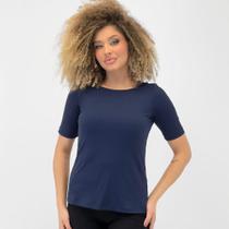 Blusa Alpelo Manga Curta Canelada Feminina