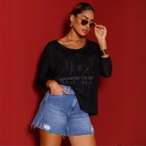 Blusa Ampla Com Pedras Feminina Revanche Tenares