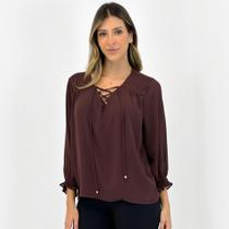 Blusa Anemone Ampla Manga 3/4 Feminina Blusa Anemone Ampla Manga 3/4 Feminina