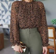 Blusa Animal Print TAM P Blusa Animal Print TAM P