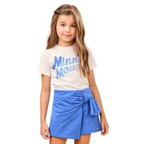 Blusa Animê Minnie Perola Off White Verão Blusa Animê Minnie Perola Off White Verão