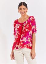 Blusa antúrio cor rosa tamanho G2 (50)