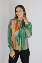 Blusa aquarela verde