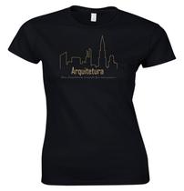 Blusa Arquitetura,feminina,básica,100% algodão,estampada