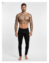 Blusa Arrastão Transparente com Strass