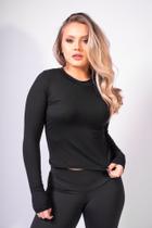 Blusa Azzam Básica Preto coleção Sintonia