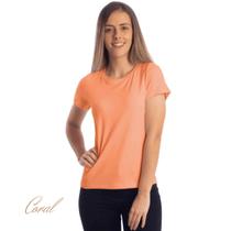 Blusa Baby Look Básica Gola Redonda