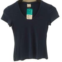 Blusa baby look feminina de viscose com gola v malwee