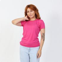 Blusa Baby Look Lisa Feminino Básica Gola Redonda Macio Confortável Dia a Dia