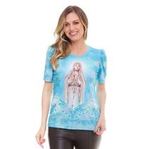 Blusa Baby Look Nossa Senhora De Fatima Blusa Baby Look Nossa Senhora De Fatima