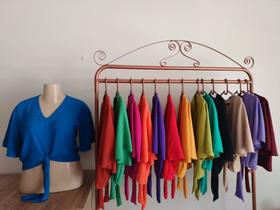 Blusa baby look, várias cores