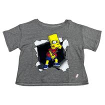 Blusa Bart Simpsons Camiseta Cropped Baby Look Blusinha Feminina Sf582 Sf567