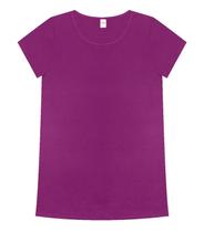 Blusa Básica Alongada Feminina Rovitex Roxo Blusa Básica Alongada Feminina Rovitex Roxo