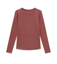 Blusa Básica Canelada Manga Longa Lunender 00388 Blusa Básica Canelada Manga Longa Lunender 00388
