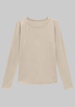 Blusa Básica Canelada Manga Longa Lunender 00388 Blusa Básica Canelada Manga Longa Lunender 00388