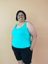 Blusa Básica de Alça Larga Blusa Básica de Alça Larga