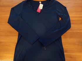 blusa básica de renda
