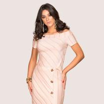 Blusa Basica Decote canoa Modus e Manias Blusa Basica Decote canoa Modus e Manias