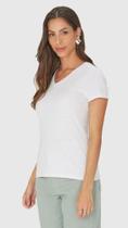 Blusa Basica Feminina Decote V em Algodão - Malwee 464