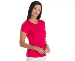Blusa Básica Feminina em Meia Malha Decote Redondo 100% Algodão Casual Dia a Dia - Malwee