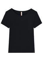 Blusa Básica Feminina Manga Curta Canelada Viscose Plus Size - Lunender Mais Mulher