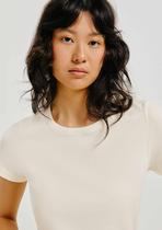 Blusa Básica Feminina Manga Curta Slim World