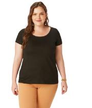 Blusa Básica Feminina Plus Size Malwee