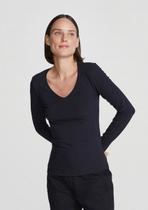 Blusa Básica Feminina Slim Manga Longa Hering