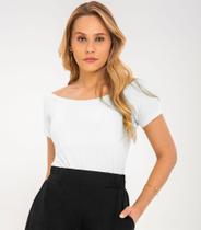 Blusa basica gola canoa - braco - tam GG