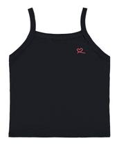 Blusa Básica Infantil Menina Alça Multicolor Kely Kety Blusa Básica Infantil Menina Alça Multicolor Kely Kety