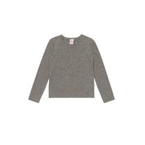 Blusa Básica Infantil Menina Em Cotton Brandili Cinza