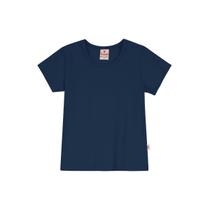 Blusa Básica Infantil Menina Em Cotton Brandili