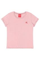 Blusa Básica Infantil Menina Multicolor Kely Kety