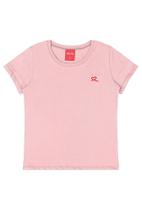 Blusa Básica Infantil Menina Multicolor Kely Kety