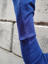 Blusa Básica manga longa azul marinho