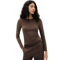 Blusa Basica Manga Longa Feminina Hering 02QY