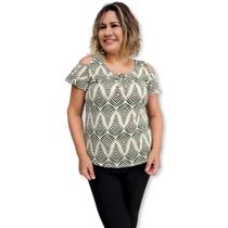 Blusa Bata De Malha Ciganinha Viscolycra