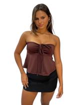 Blusa Bata Feminina Amarração Frontal Soltinha Suplex