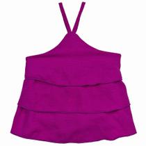 Blusa Bata Infantil Blusinha Babado