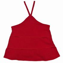 Blusa Bata Infantil Blusinha Babado