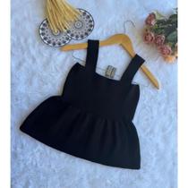 Blusa Bata Regata Feminina Com Babado Peplum Tricot Modal Verão 2025 Realize Trico Rodadinha