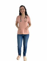 Blusa, Bata, Scrub feminino, Pijama cirúrgico, Uniforme enfermagem, Uniforme médico em GABARDINE
