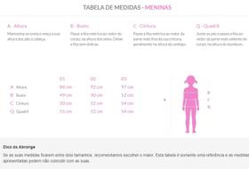 BLUSA BATINHA INFANTIL Nº 1 ABRANGE