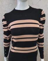 Blusa Beatriz preta G