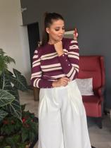 Blusa Beatriz vinho GG