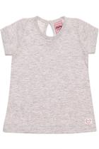 Blusa Bebê Infantil Feminino Cotton Basic Mescla Serelepe - SP6629-MC