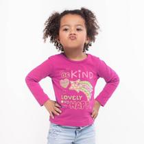 Blusa Bebê Menina Manga Longa Be Kind