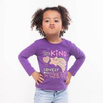 Blusa Bebê Menina Manga Longa Be Kind