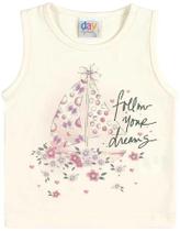 Blusa Bebê Menina Verão Barco À Vela - Kaiani Blusa Bebê Menina Verão Barco À Vela - Kaiani