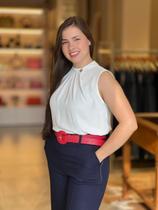 Blusa betania crepe regata secia